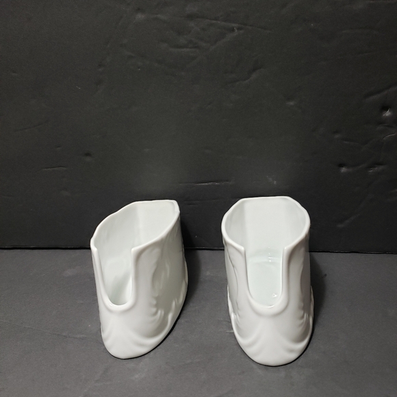 Vintage 1950 Set Of 2 GEROLD PORZELLAN Serving Spoon Rest - Picture 4 of 9